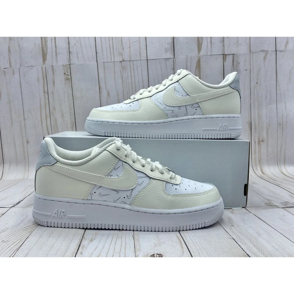 Nike Women's Air Force 1 Mini Checks White Size 8 /‎ Men's 6.5 DR7857-100 New